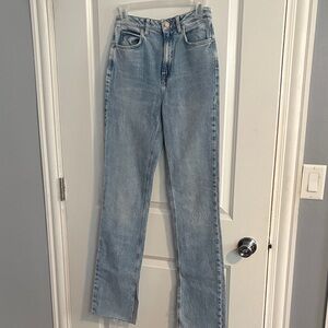 Light Wash Zara Straight Leg Jean